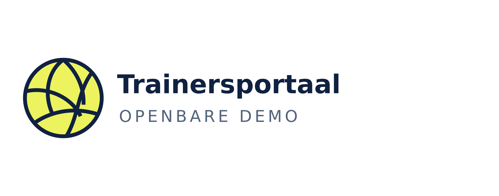 Trainersportaal Demo